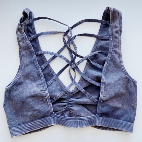 FP MOVEMENT Shanti Strappy Sports Bra In Faded Grape - Picture 6 of 11